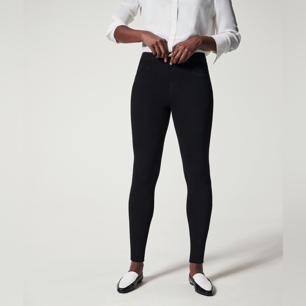 NWT Spanx Black Jean-ish Leggings LP